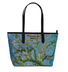 Bolso tote de lona de gran capacidad y moda para mujer