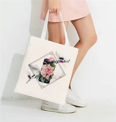Borse di tela all'ingrosso con stampa Digtal Tote Bag borse per la spesa studenti belle ragazze Elegante borsa in cotone connotativo Tote bag in tela di cotone Tote bag in tela riutilizzabili