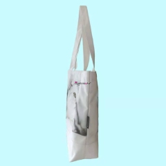Girl's canvas bag design sense tote bag lady bag high-quality shopping bag pure natural non-toxic beautiful cat kitten pet cute