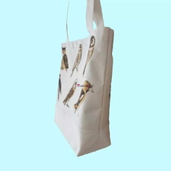 Owl Shopping Bag Canvas Bag Design Sense Handbag Ladies Bag High-quality Natural Non-toxic Beautiful