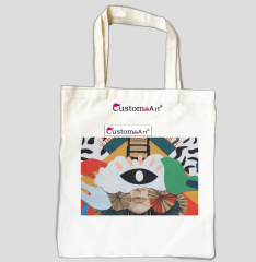 school bag shoping bag tote canvas bag colorful artist design digital printing cool
