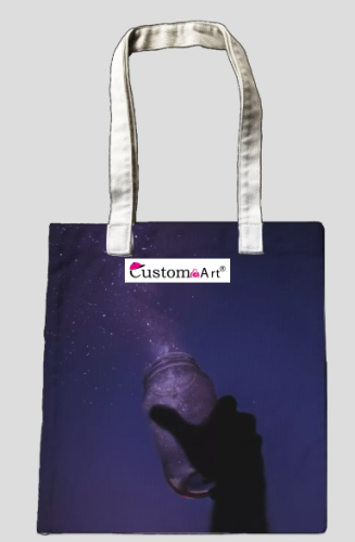 Borsa shopping in tela Ultimate Canvas in cotone biologico Borse shopping in tela di qualità a prezzi all'ingrosso Borsa shopping piccola in tela con manici lunghi Borsa shopping da spiaggia