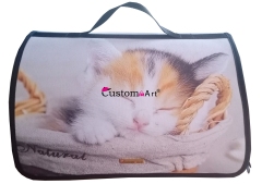Pet cage for travel small dog Small animals portable Pet Cagedesign diy for sale Customizable digital printing indoor outdoos