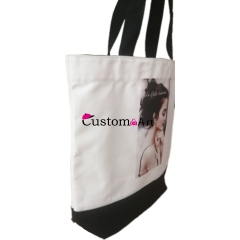 Ladies handbag commemorative bag shopping bag cotton canvas bag casual high quality practical woman profile sexy beautiful