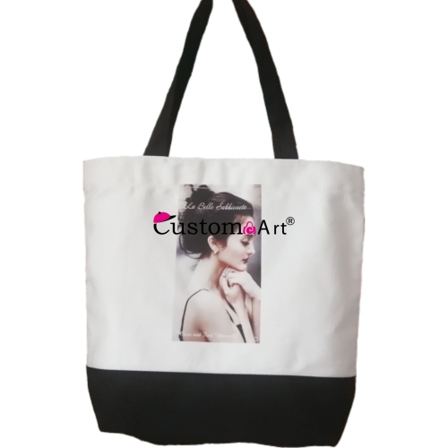 Borsa tote con stampa digitale Borsa da donna Borsa commemorativa Borsa per la spesa Borsa in tela di cotone Borsa casual di alta qualità pratica donna profilo sexy bella