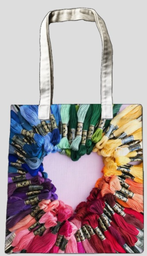 Borsa regalo Borsa Girlfriend per confessione borsa da scuola borsa tote per studenti popolari nappe colorate a forma di amore borse creative personalizzabili