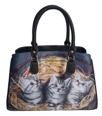 Digital printing Mommy bag,leather handbag digital printing, high-quality, durable, environmentally friendly and advanced sense cats & dogs