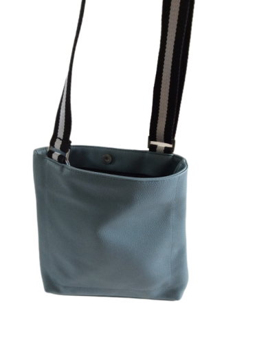 Sac seau Sac complet Sac pour femme Sac à bandoulière Sac à lunch Portable bleu