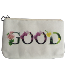 Fabric coin purse, small purse, soft, Chinese painting, ink painting, elegant design, elegant and simple