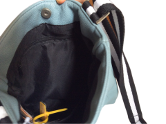 Bolso bombonera Bolso de cuerpo completo Bolso de mujer bolso de hombro lunch bag Portátil azul