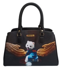 Digital printing Mommy bag,leather handbag digital printing, high-quality, durable, environmentally friendly and advanced sense cats & dogs