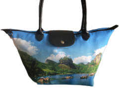 Ladies' bags, handbags, mother's bags, special for shopping, large capacity, customizable cotton digital printing