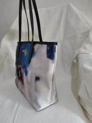 Bolsa feminina de lona de grande capacidade e moda