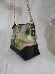 Wallet purse handbag fashion luxury cute running puppy party dinner bag girl clutch heart-shaped sling messenger bag lady