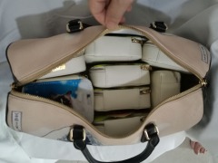 Bolso de mujer, bolso de viaje, bolso de mano, artículos de tocador portátiles, duraderos y que no se destiñen, neceser de cosméticos, bolso de mano de gran capacidad, todo personalizable, bolso de niña, bolso de fiesta, estampado de mascotas, imprescindi