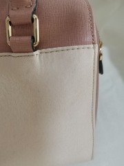 Bolsa feminina de couro de vaca real mul berry silk, bom toque, rosa, atmosfera elegante e sofisticada, bolsa de noite, ocasiões públicas, senso de design, senso de alta qualidade