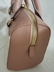 Bolsa feminina de couro de vaca real mul berry silk, bom toque, rosa, atmosfera elegante e sofisticada, bolsa de noite, ocasiões públicas, senso de design, senso de alta qualidade