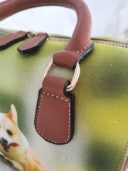 Bolso de mano personalizable con estampado digital, bolso de mano, bolso de mamá, bolso de tubo pequeño estilo LV, lindas mascotas sin pretensiones, discreto y elegante