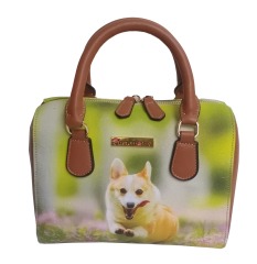 Bolso de mano personalizable con estampado digital, bolso de mano, bolso de mamá, bolso de tubo pequeño estilo LV, lindas mascotas sin pretensiones, discreto y elegante