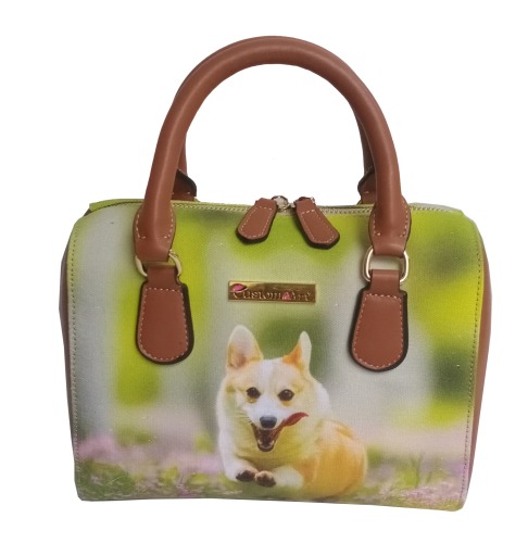 Borsa tote con stampa digitale personalizzabile Borsa per mamma Borsa per tubi in stile LV piccola simpatici animali domestici Senza pretese, sobria ed elegante
