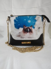 Cotton digital printing can be customized full body bag handbag coin purse shopping bag lady bag girl bag pure dream shoulder bag