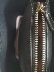 Bolso redondo Sentido de mascota de gama alta Sentido de diseño Pequeño sentido de calidad Muy buena textura Impresión digital de algodón puro