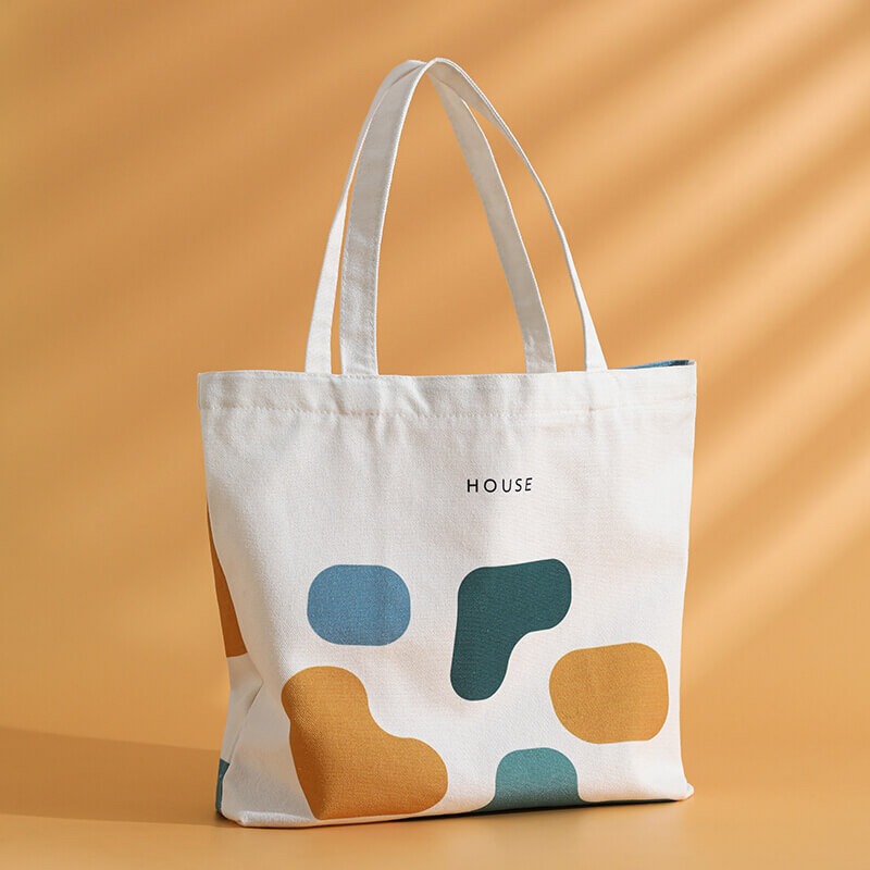 Printed canvas bag