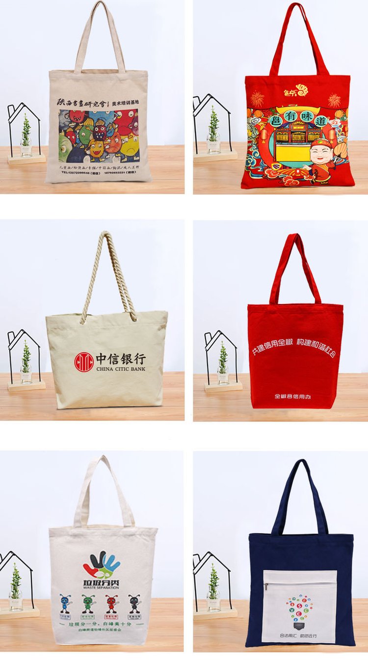 6 bolsas promocionais de todas as esferas da vida