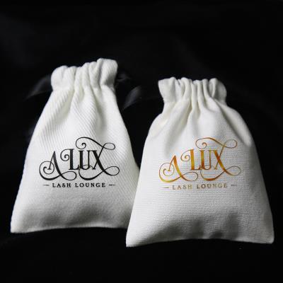 Two organic cotton Drawstring Bags can customize the look you want