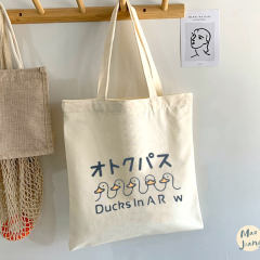 Waschbare, nicht verblassende individuelle Canvas-Tasche aus Baumwolle mit Muster