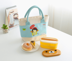 ロゴ入りカスタム販促キャンバス保冷バッグ