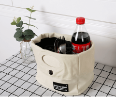 Fornitore portatile personalizzato della borsa da pranzo della tela dell'isolamento