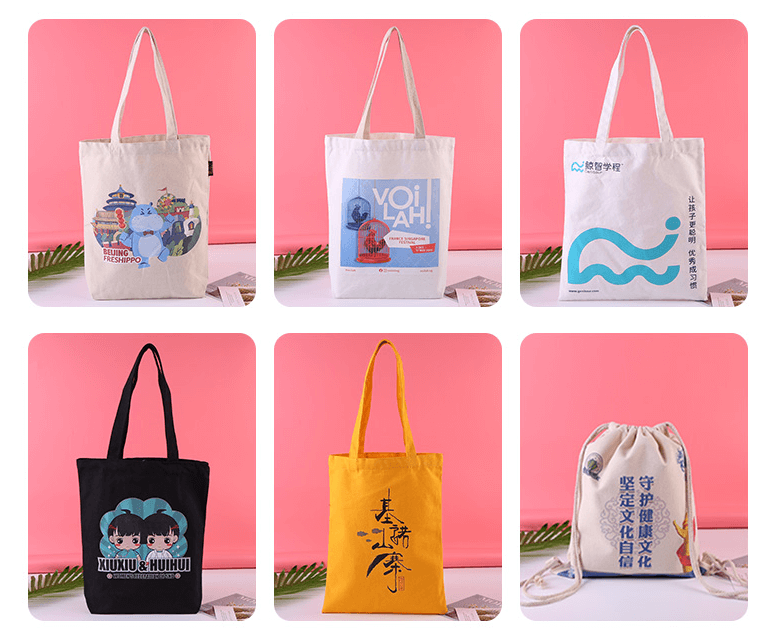 Canvas bag for advertising