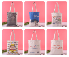 Sac en toile de coton imprimé sur mesure avec logo - cadeau de l'entreprise