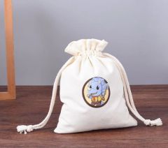 Saco de algodão ecológico impresso - bolsa de baixo preço