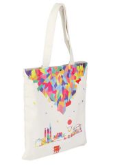 Saco de algodão ecológico impresso - bolsa de baixo preço