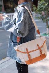 Sac cadeau en toile de coton personnalisé avec ceinture
