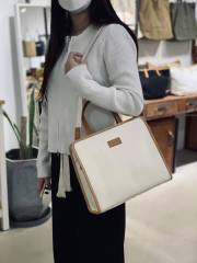 Sac cadeau en toile de coton personnalisé avec ceinture