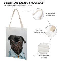 Canvas Tote Bag Double
