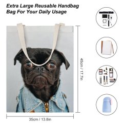 Canvas Tote Bag Double