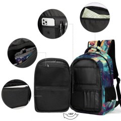 Art Colorful Cat Backpack