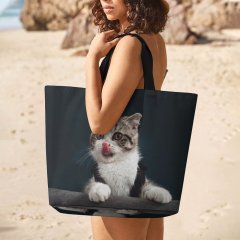 Mr. Gluttonous Cat Tote Bag