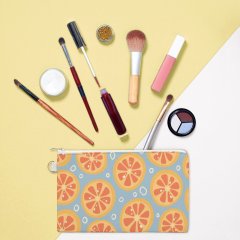 Summer Lemon Coin Purse/Makeup bag