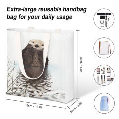 Cute Animal Double sided Printed Tote Bag