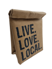 Customized wholesale washable kraft lunch bag insulatied bag is durable and environmentally friendly