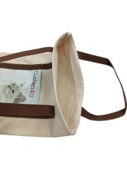 bolsa de lona de impresión digital bolsa de algodón de lona bolsa de lona de algodón reciclado natural