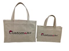 Wholesale Customized Fashion Recyclable Shopping Cotton Bag Tote Can Be Printed Patterns Daily Pure Cotton Bag