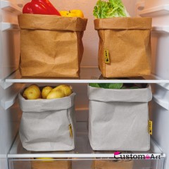 Washable Kraft Paper Storage Bag Gift Bag Suitable For Weddings, Birthdays, Festivals, Housewarming