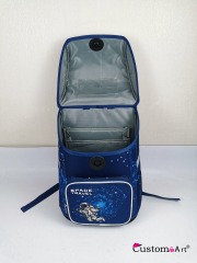 Cartoon Cute Space Bag for Elementary School Students and Children's School Bag New Backpack with Backbone Protection and Load Reduction