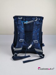 Cartoon Cute Space Bag for Elementary School Students and Children's School Bag New Backpack with Backbone Protection and Load Reduction